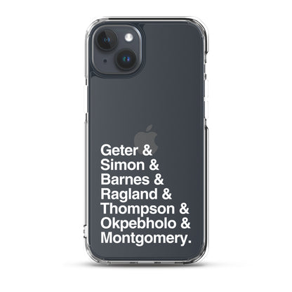 The Blacknificent 7 iPhone Case