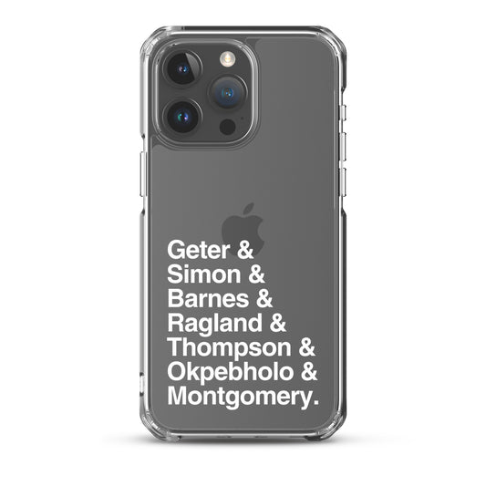 The Blacknificent 7 iPhone Case