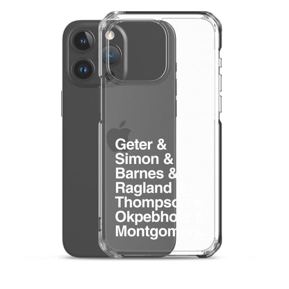 The Blacknificent 7 iPhone Case