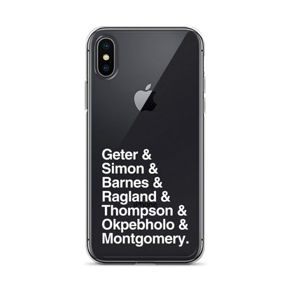 The Blacknificent 7 iPhone Case