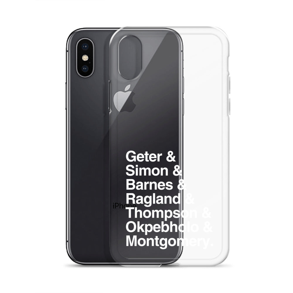 The Blacknificent 7 iPhone Case