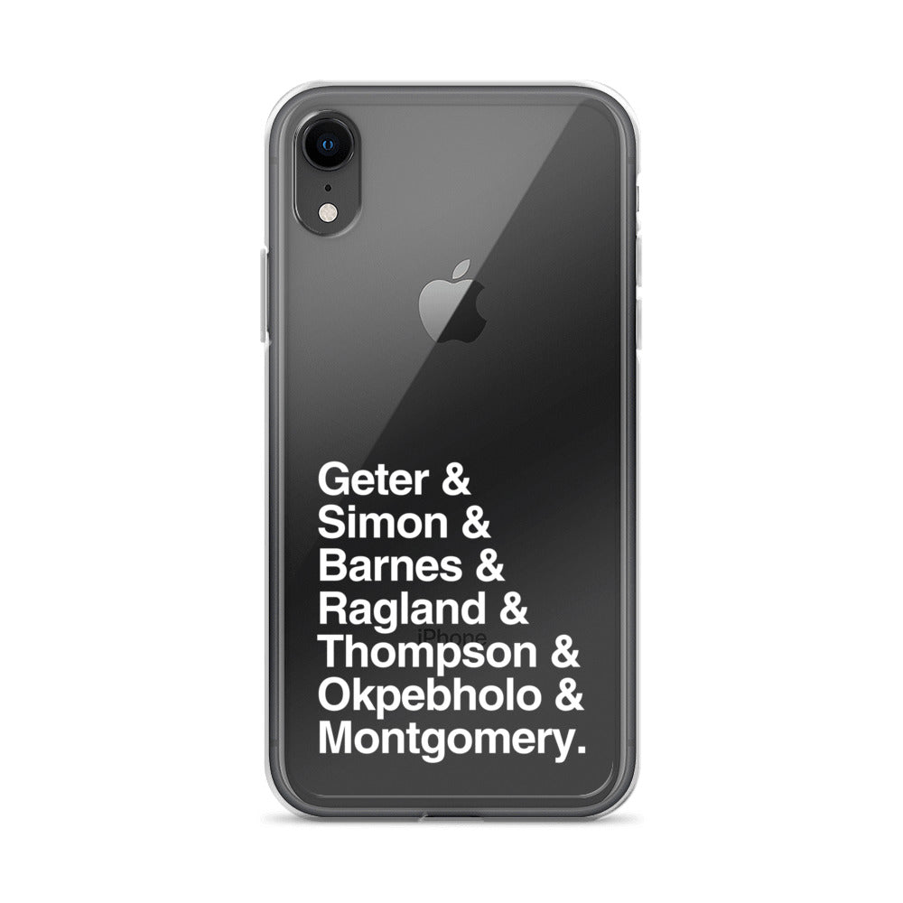 The Blacknificent 7 iPhone Case