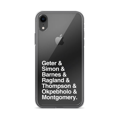 The Blacknificent 7 iPhone Case