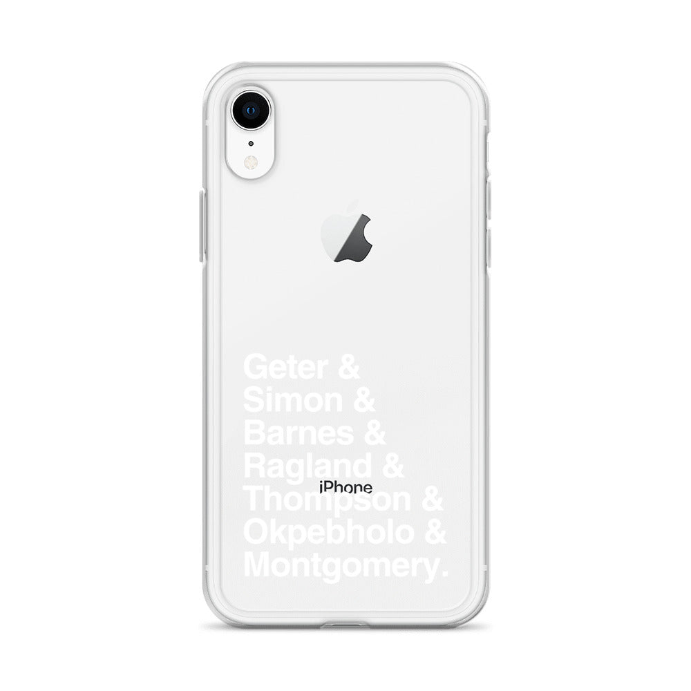 The Blacknificent 7 iPhone Case