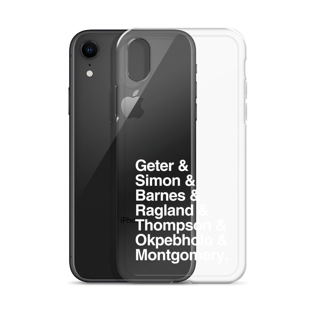 The Blacknificent 7 iPhone Case