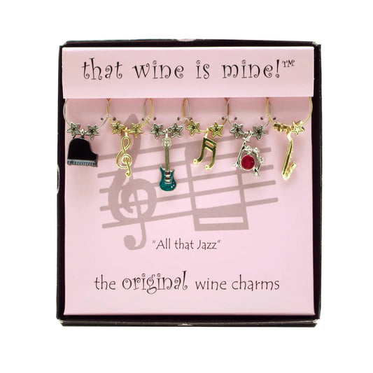 All That Jazz Wine Charms
