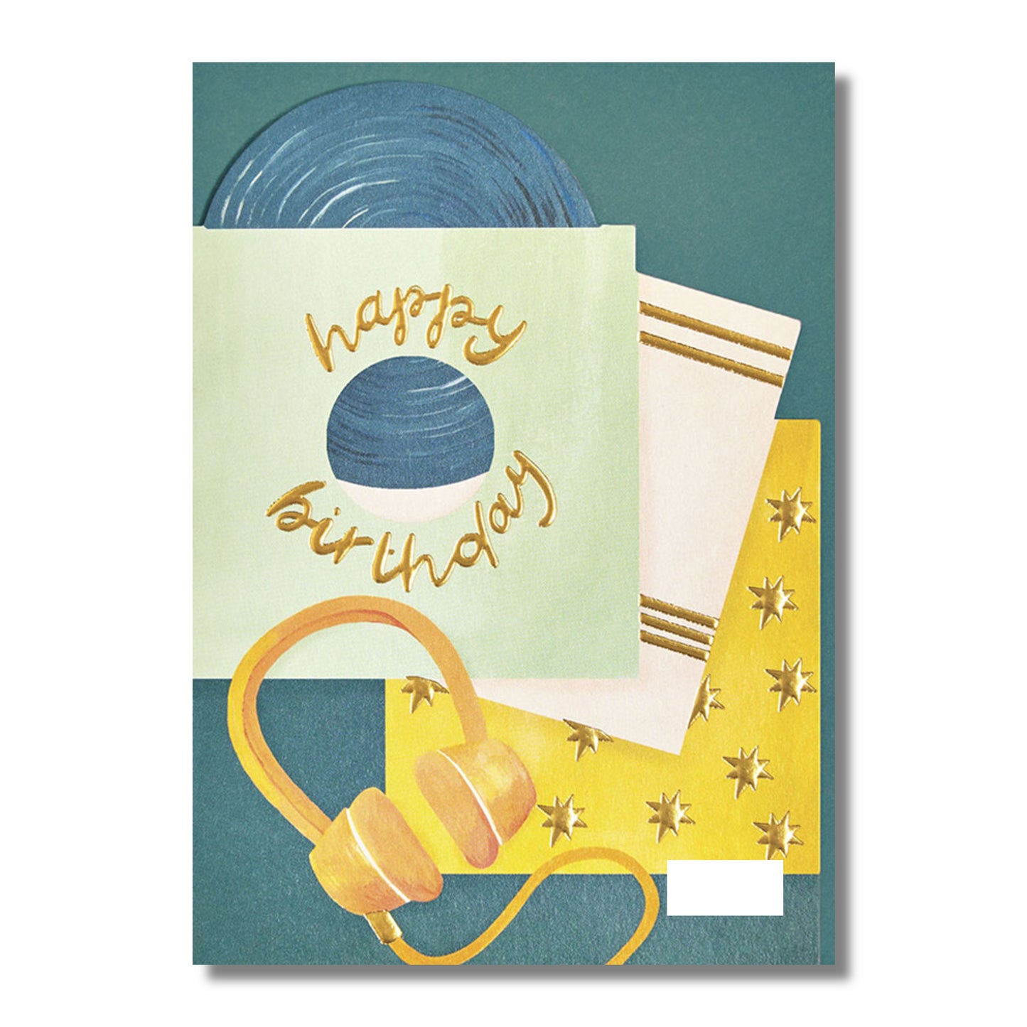 Birthday Card — Vinyl Records & Headphones