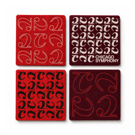 Chicago Symphony Felt Coaster Set
