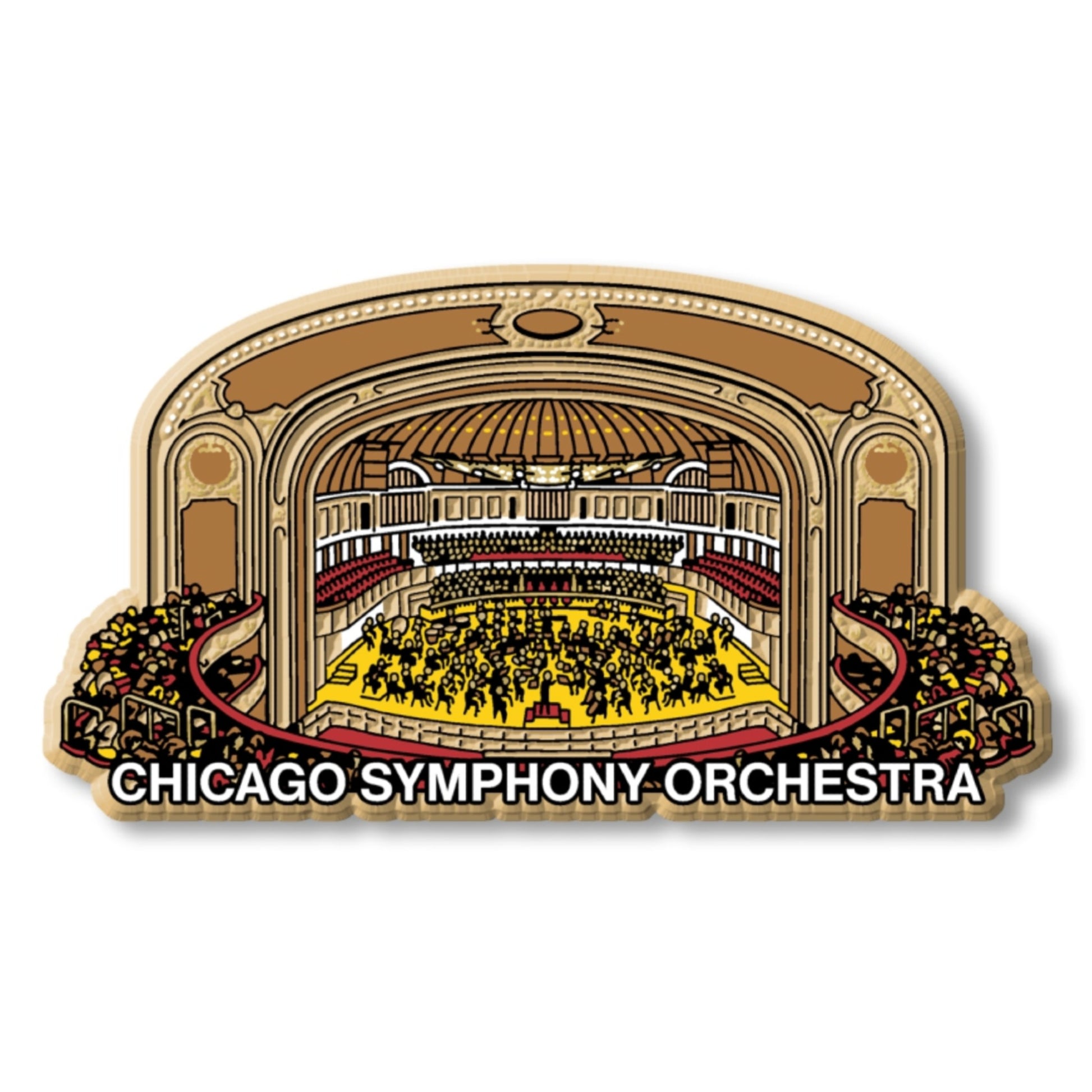 Orchestra Hall Vintage Magnet