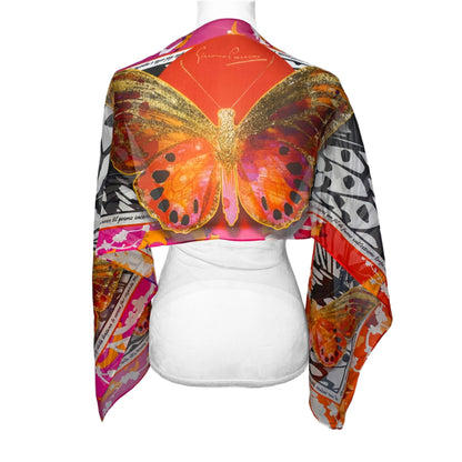 Puccini's Madame Butterfly Silk Scarf