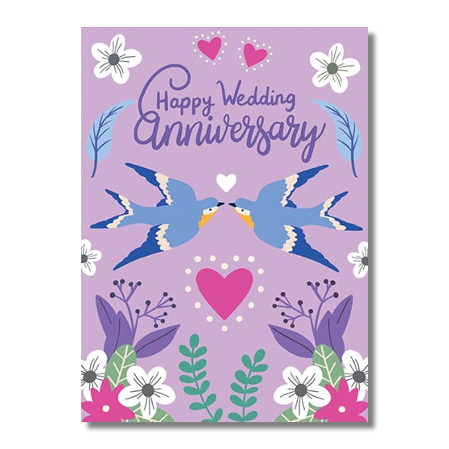 Anniversary Card — Lovebirds