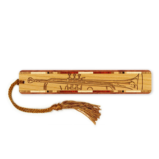 Trumpet Wooden Bookmark