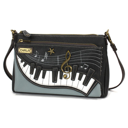 Piano & Treble Clef Deluxe Crossbody Bag