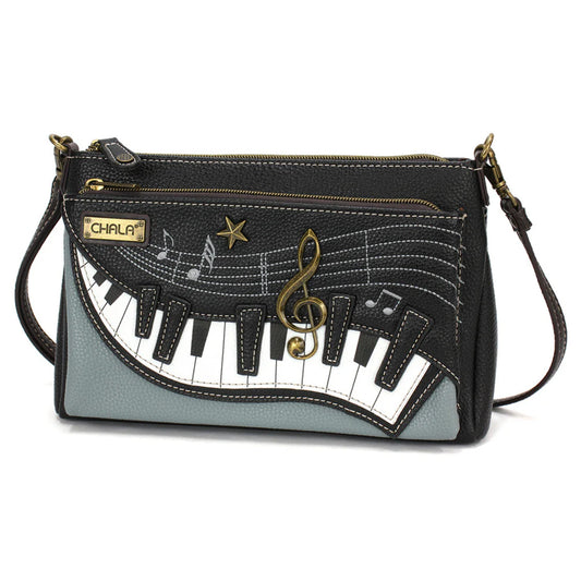 Piano & Treble Clef Deluxe Crossbody Bag