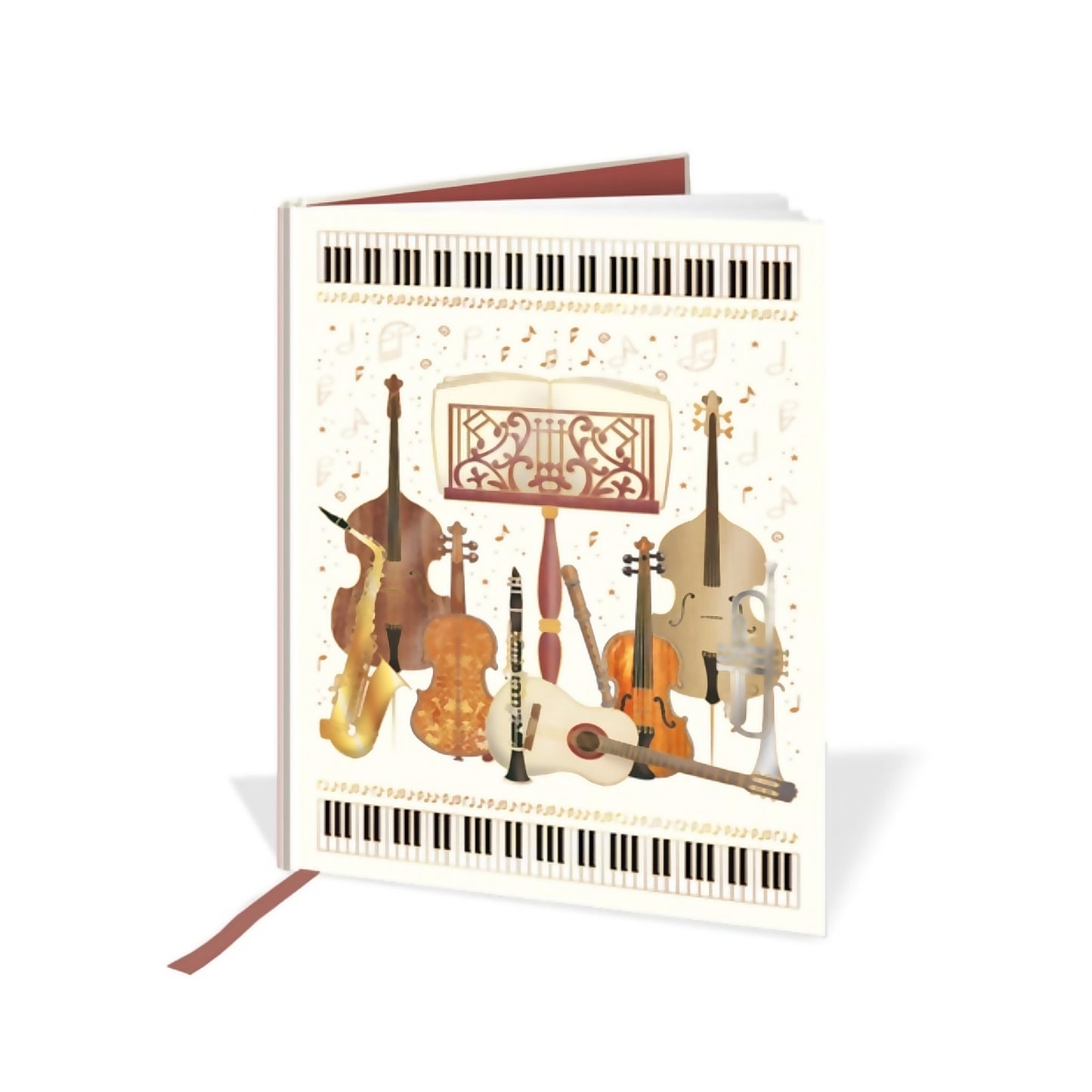 Musical Instruments Hardcover Journal