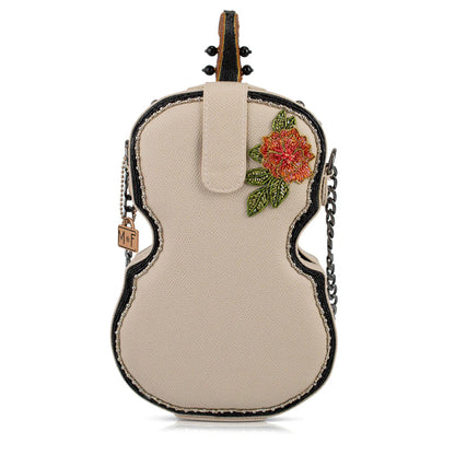 In Tune Floral Violin Crossbody Bag