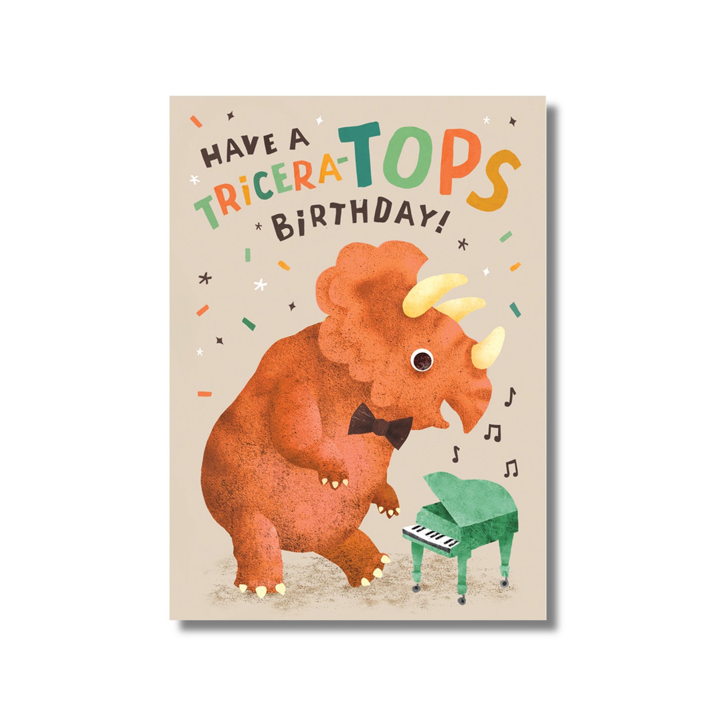 Birthday Card — Triceratops