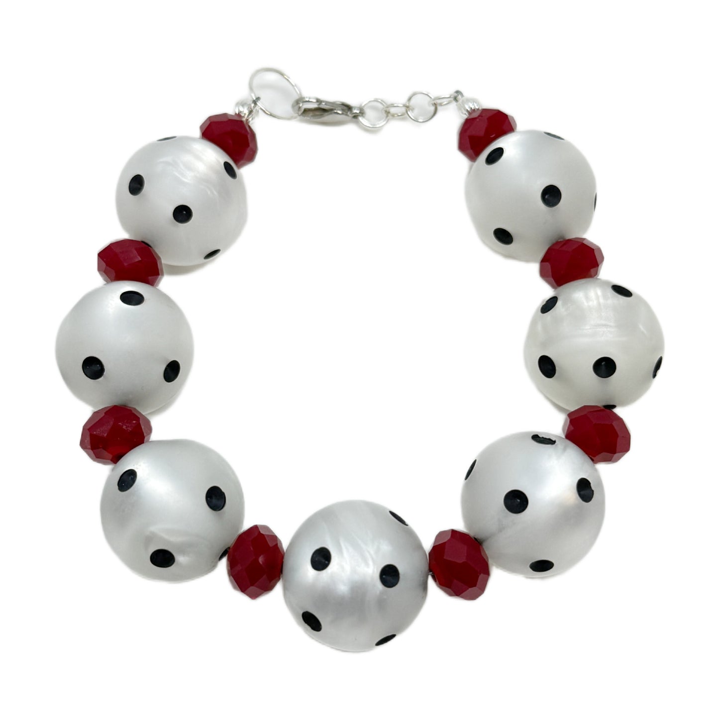 Beadsong Jewelry Vintage Polka Dot Beads Bracelet