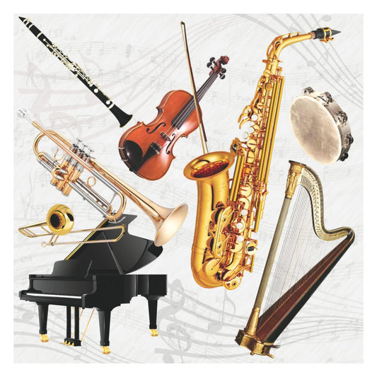 Musical Instruments Napkins