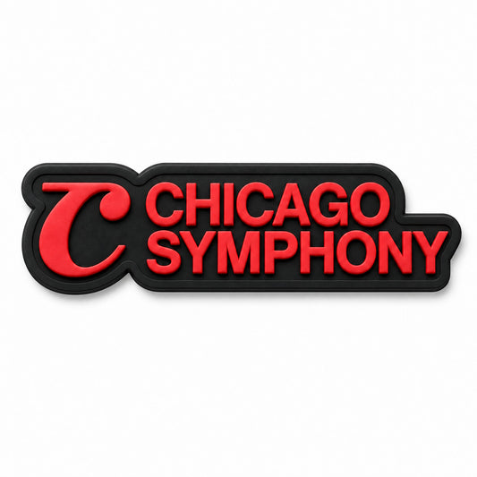 Chicago Symphony Rubber Logo Magnet