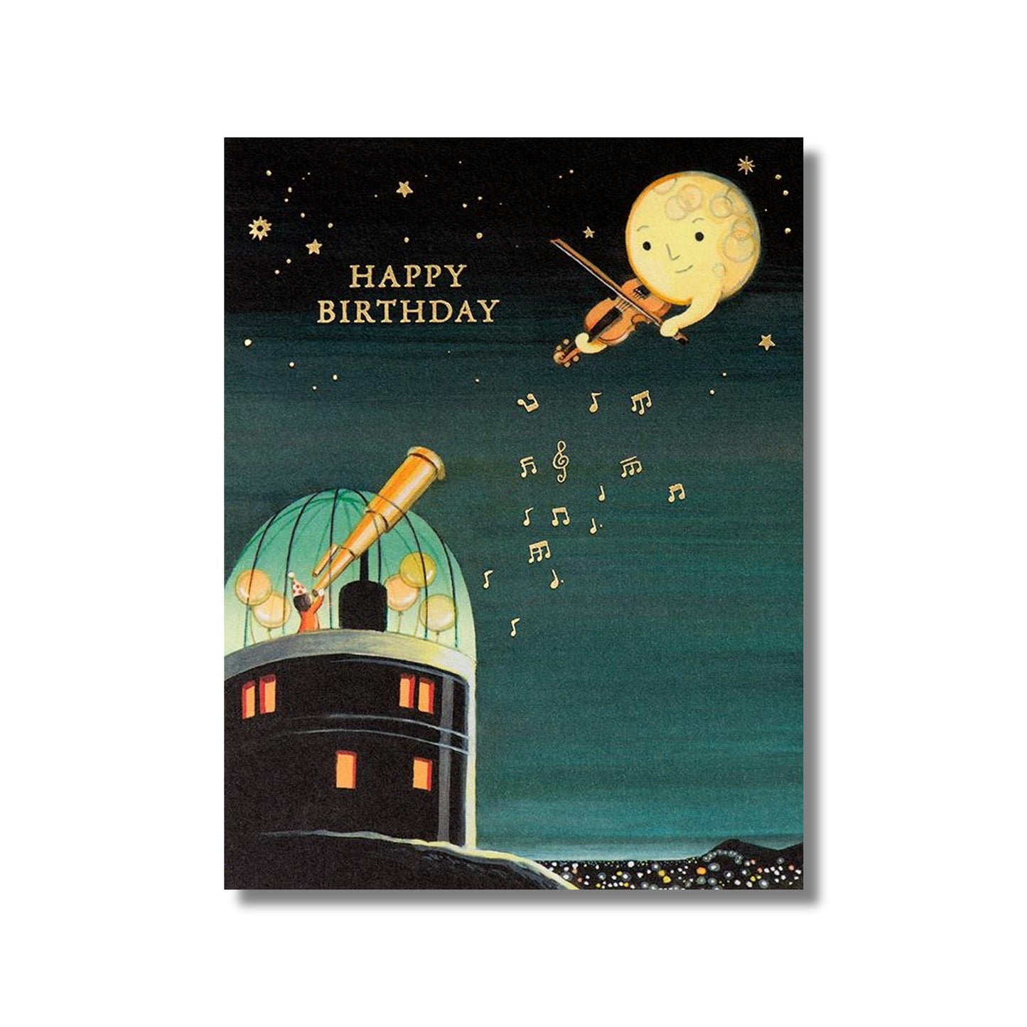 Birthday Card — Fiddling Moon