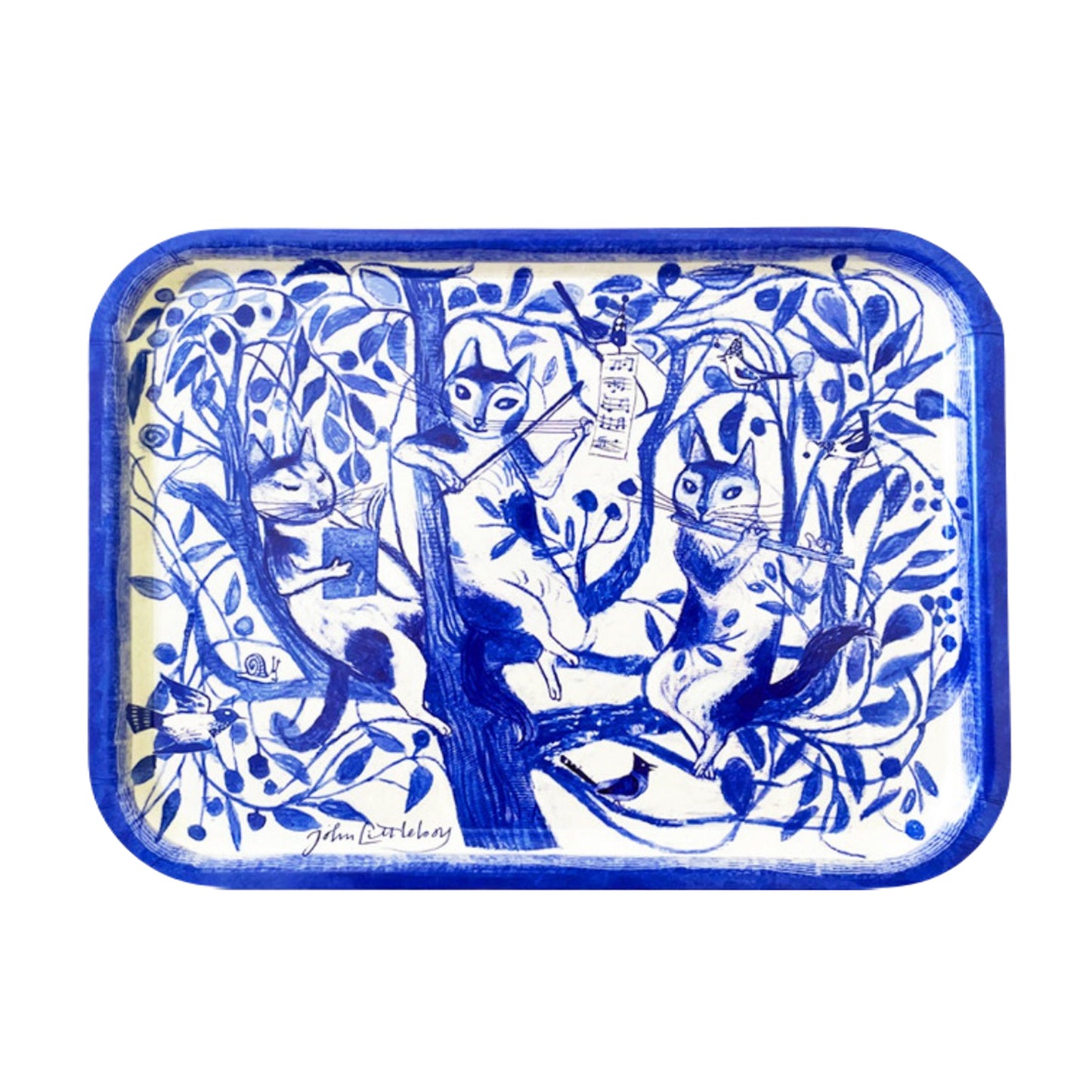 Whisker Violin Serving Tray, Rectangle