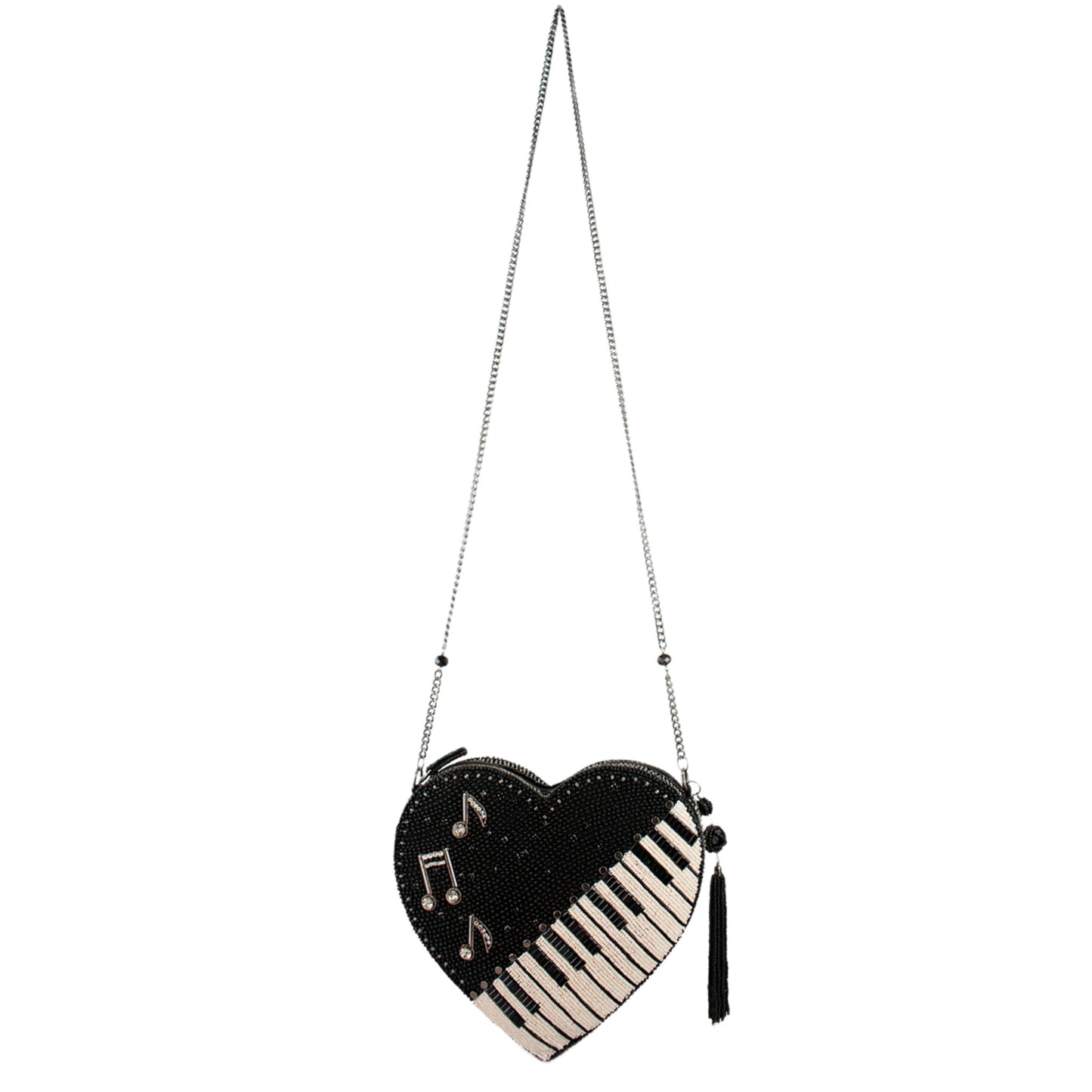 Heart Beat Piano Keys Handbag