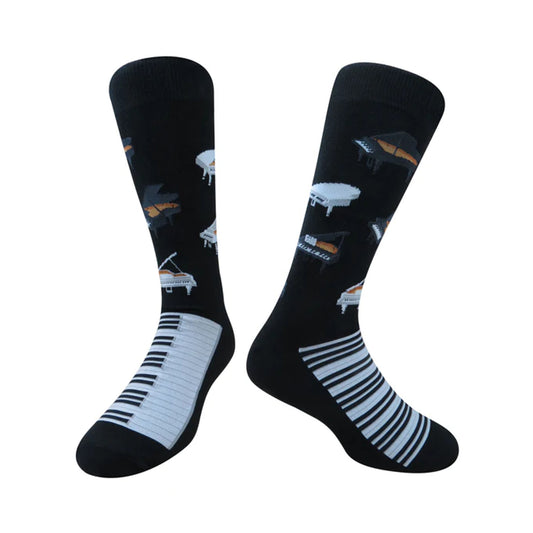 Grand Piano Women's Socks, Black