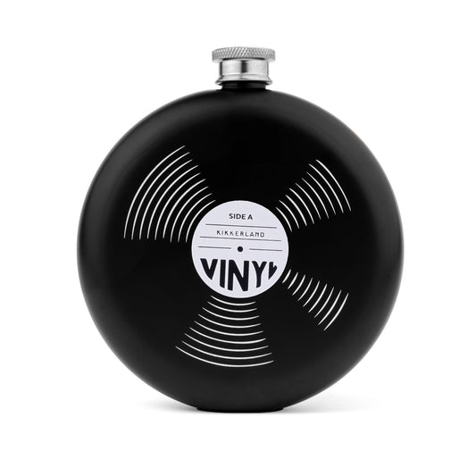 Vinyl Record Hip Flask