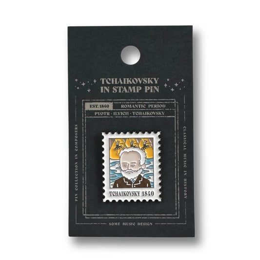 Tchaikovsky Stamp Pin