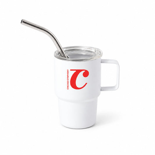 Chicago Symphony Mini Tumbler, White