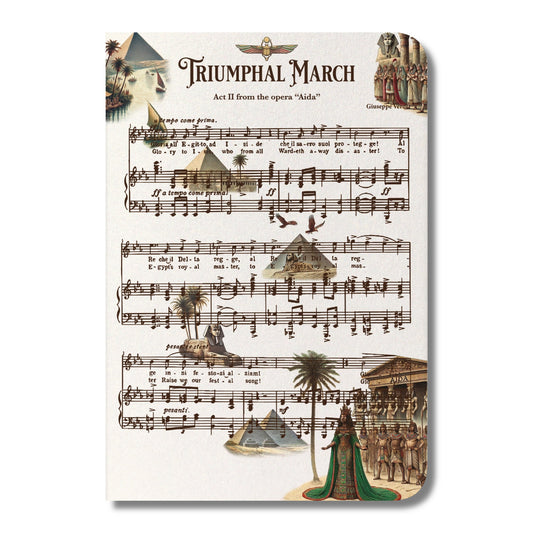 Blank Card — Aida, Triumphal March