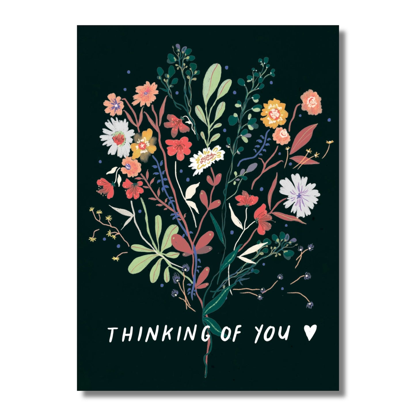 Sympathy Card — Evening Bouquet