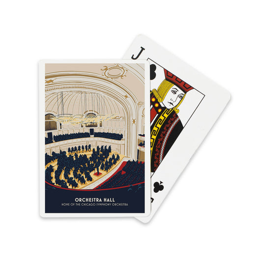 Orchestra Hall Playing Cards, Interior