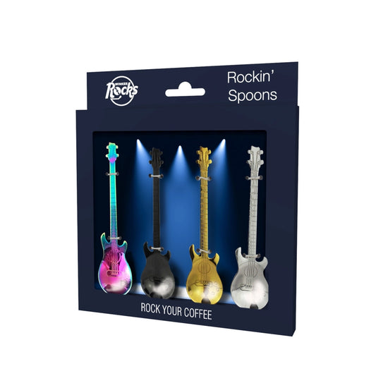 Rockin' Guitar Teaspoon Set