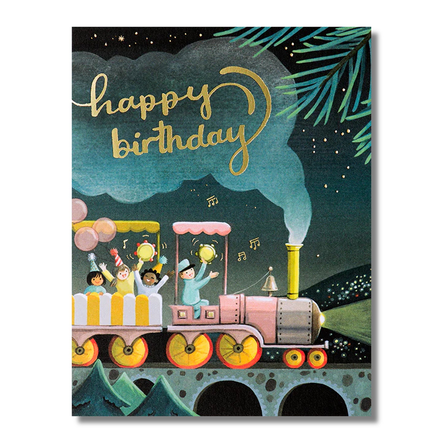 Birthday Card — Musical Train