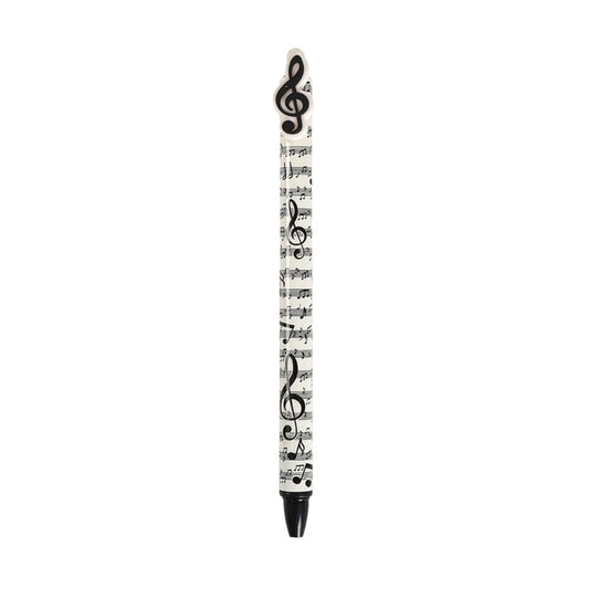 Music Notes Erasable Pen, Treble Clef Top