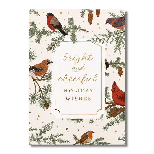 Bright & Cheerful Birds Boxed Holiday Cards