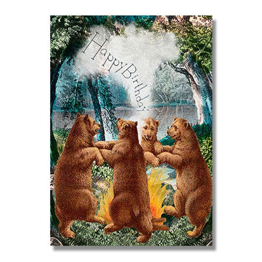 Birthday Card — Dancing Bears