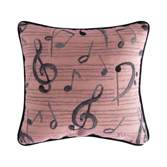 Music Notes Pillow