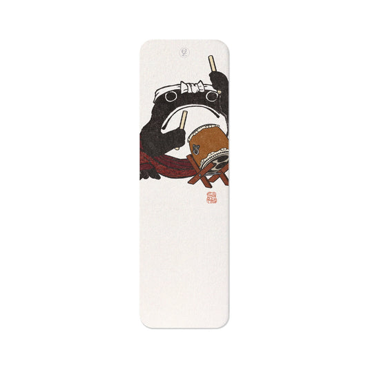 Taiko Drummer Frog Bookmark