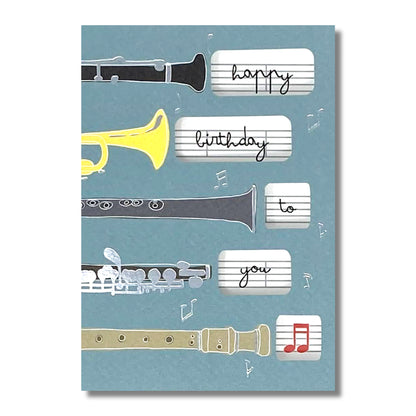 Birthday Card — Horizontal Instruments