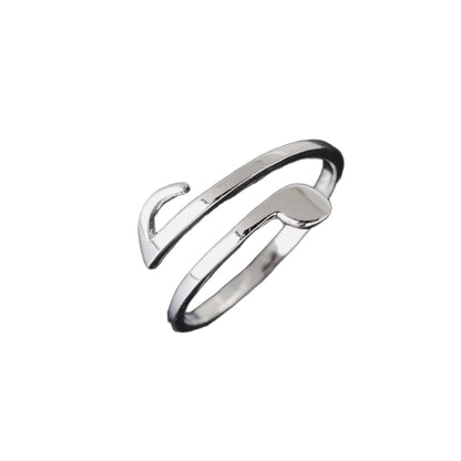 Eighth Note Adjustable Ring