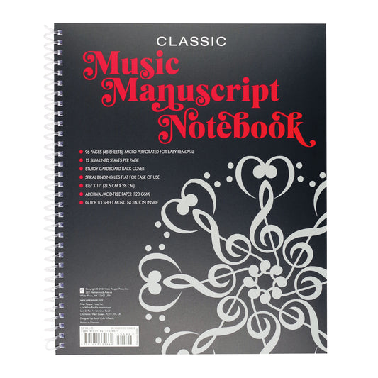 Music Manuscript Notebook