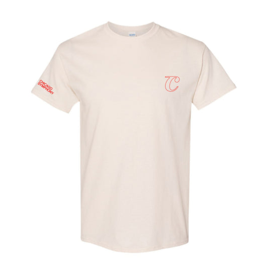 Chicago Symphony Logo T-Shirt, Natural