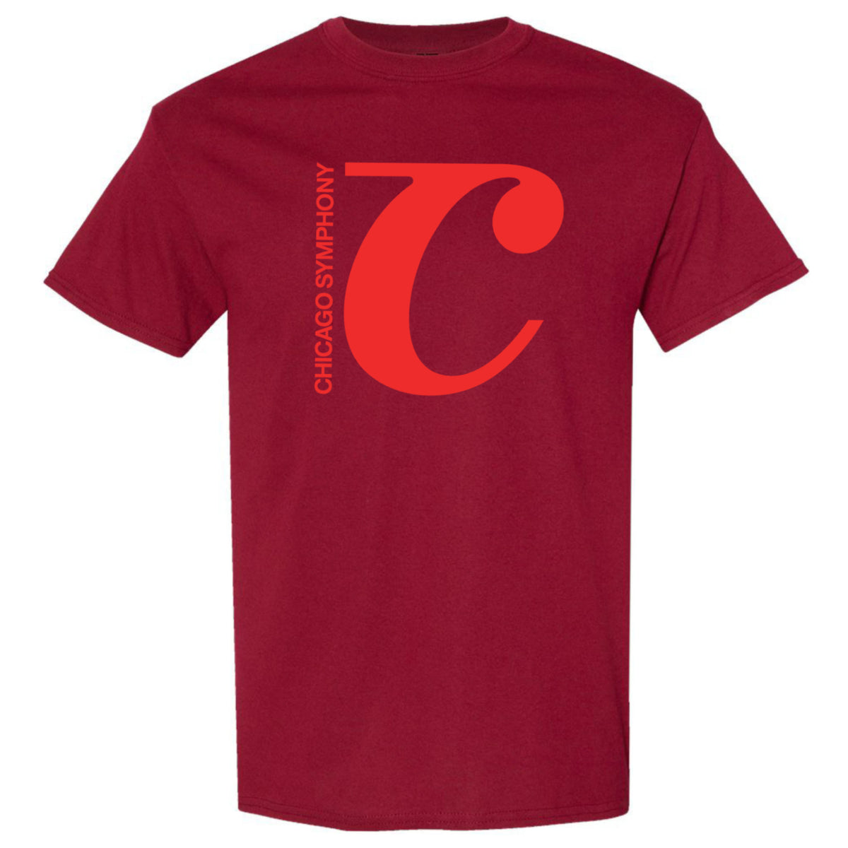 Chicago Symphony Logo T-Shirt, Maroon