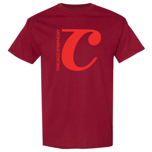 Chicago Symphony Logo T-Shirt, Maroon