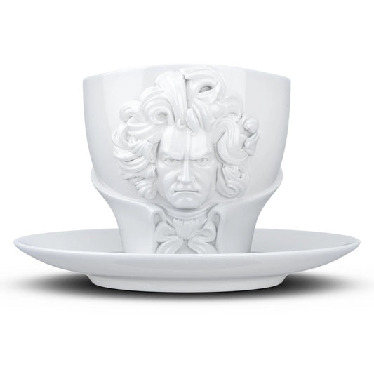 Beethoven Bust Cup & Saucer