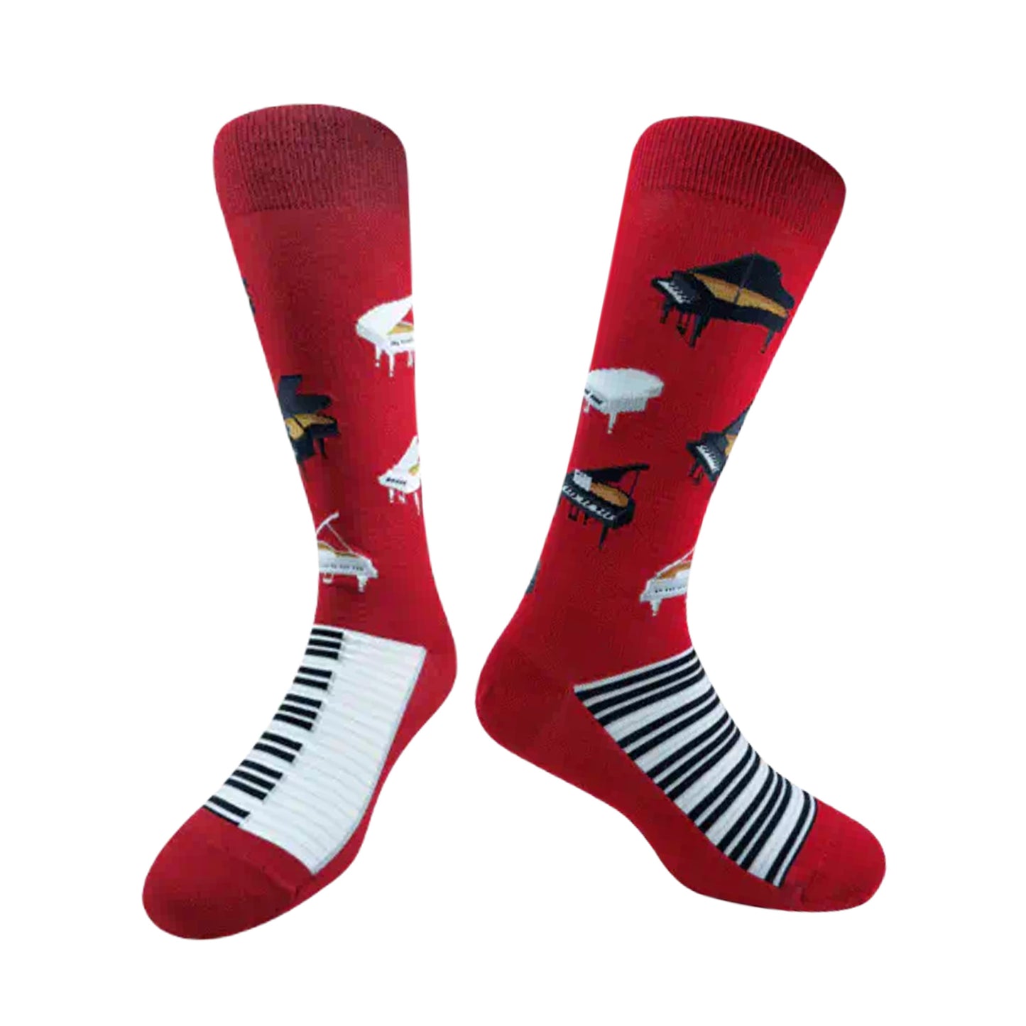 Grand Piano Women's Socks, Red