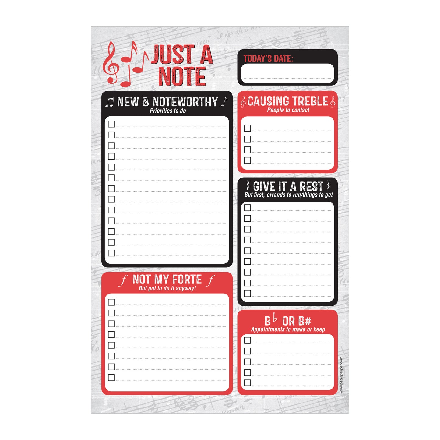 Just a Note Checklists